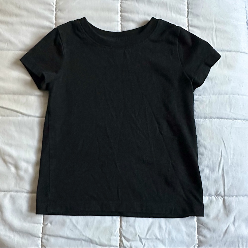 Cat & Jack - Short Sleeved T-Shirt - Black - Sz: 18M